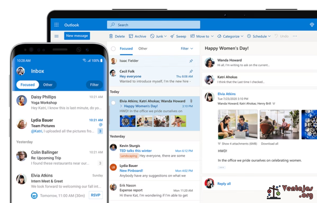 Ventajas y Desventajas de Outlook